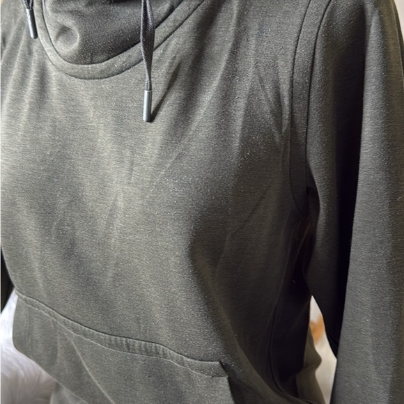 Lululemon City Sleek Hoodie Dark Olive Green Size 4 Excellent Condition - Picture 4 of 7